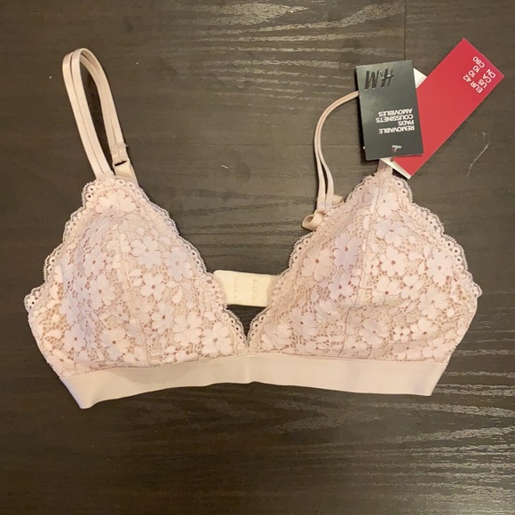 H&M Other - NWT H&M pink lace bralette size 10